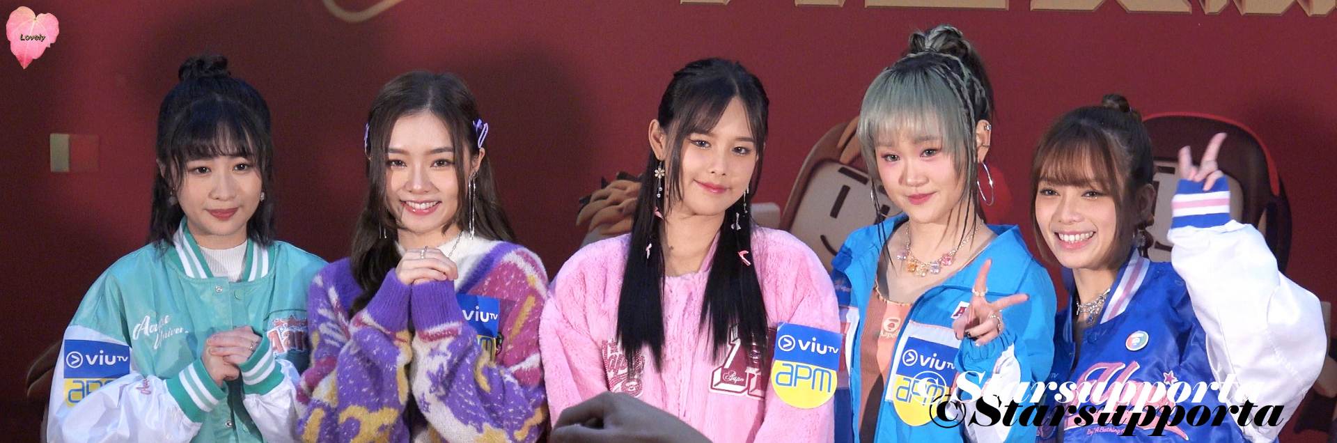 20240130 楊安妮, 鍾卓穎, 葛綽瑤, 許寶恆, 何洛瑤 @ 《P1X3L 5G 八星賀歲》記者會 @ 香港觀塘創紀之城